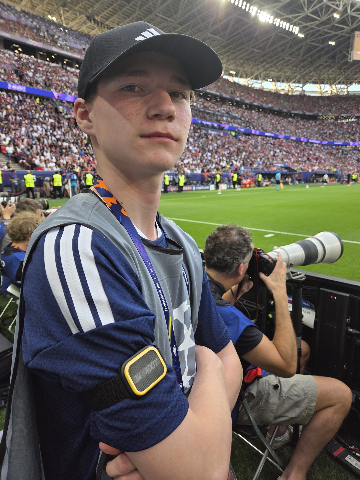 Look At Me ballboys at the 2026 UEFA Champions League Final
